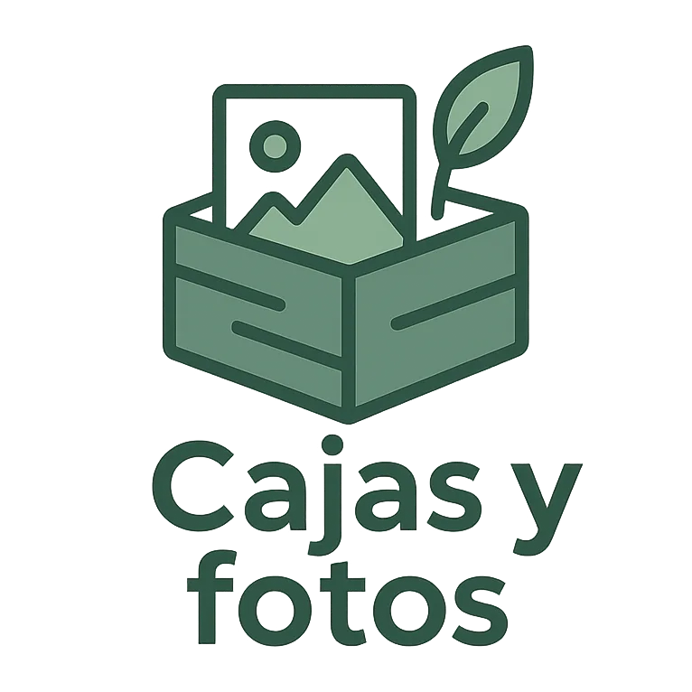 Cajas y fotos